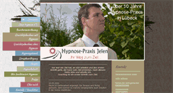 Desktop Screenshot of hypnosepraxisjelen.de