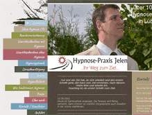 Tablet Screenshot of hypnosepraxisjelen.de